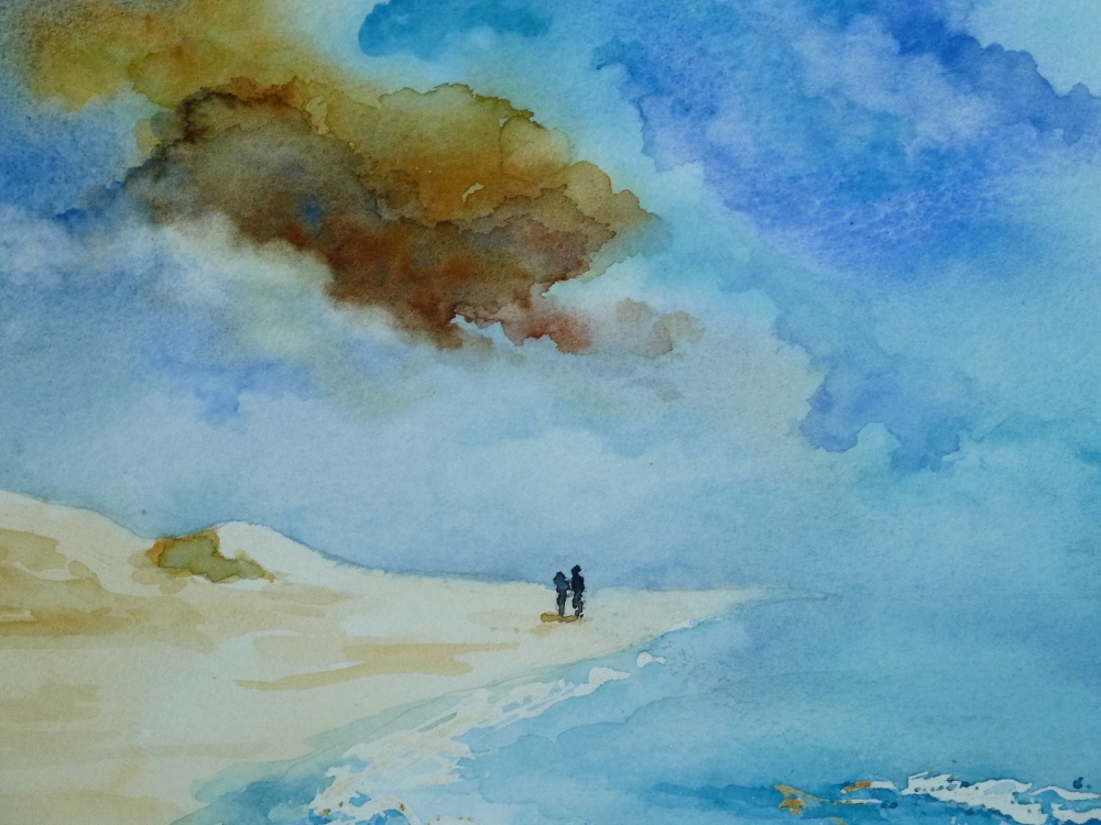 Where the sky meets the sea