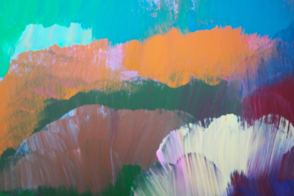 XL Abstract Colourful Landscape 5023