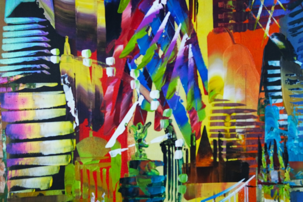 XL City London Abstract Painting 5011