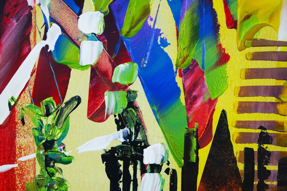 XL City London Abstract Painting 5011