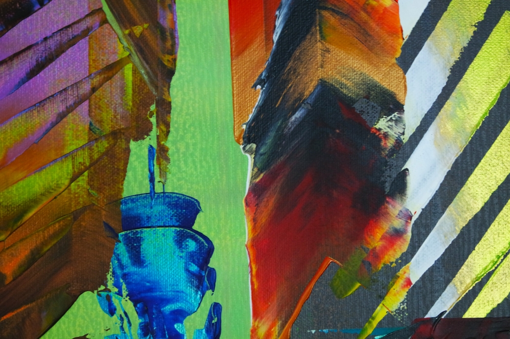 XL City London Abstract Painting 5011