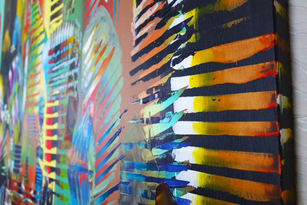 XL City London Abstract Painting 5017