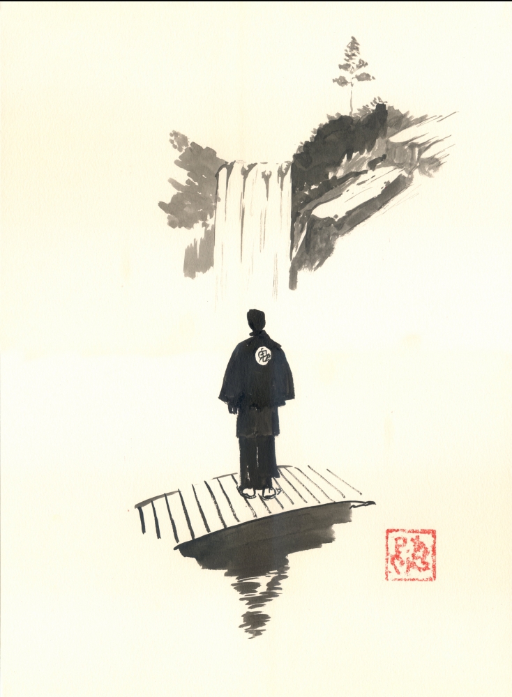 yakuza meditating
