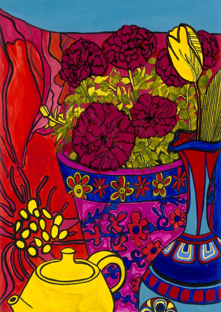 Still Yellow Teapot