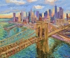Brooklyn Bridge at Sunset NYC