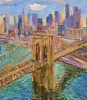 Brooklyn Bridge at Sunset NYC