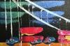City London Abstract Dark Night Figure 5043
