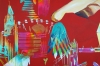 City of London Abstract Red Night Figure 5051