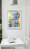 Abstract Alcohol Ink Painting on Yupo Paper