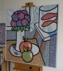 Homage to Lichtenstein – Still Life with Goldfish 