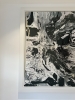 Tornado of colour Extra Large 1,2m x 2,4m Framed 