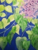 Watercolour lilac blossom 