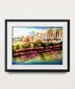Original New York Watercolour Painting – Abstract Cityscape Art – Handmade NYC Skyline Wall Art (30×40 cm / 11.8×15.7 in)