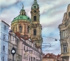 Prague, St Nicholas Church, Czech 
