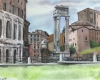 Rome city Ancient Theatre of Marcellus