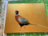 Take a walk on the Wild Side ~ Pheasant on gold