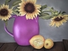 Sunflowers and lemons