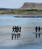 Surfers at Strandhill