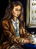 Woman at a Paris Cafe III