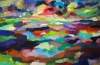 XL Abstract Colourful Landscape 5023