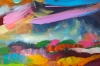 XL Abstract Colourful Landscape 5029