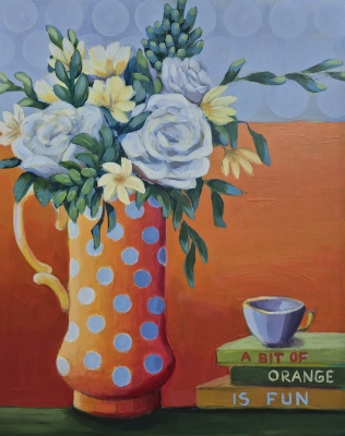 A bit of orange is fun