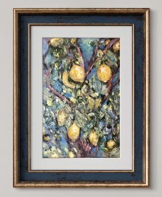 Original Lemon Tree Oil Painting /Made to order