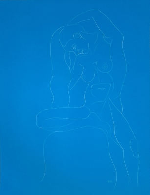 Blue Nude Picasso style 