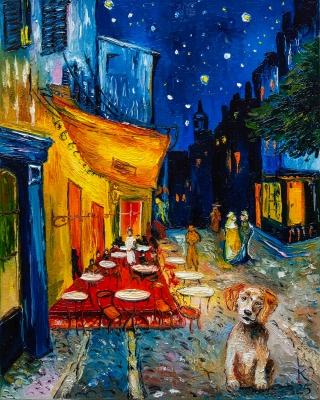 Who Let the Dog in the Painting?
