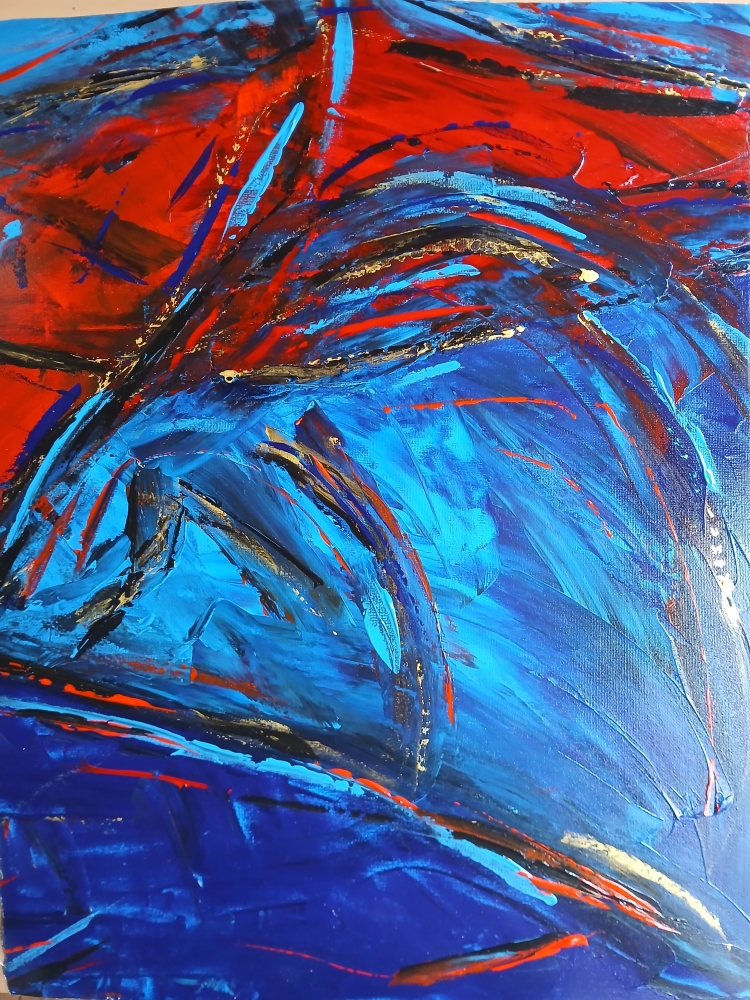 Red on Blue #1