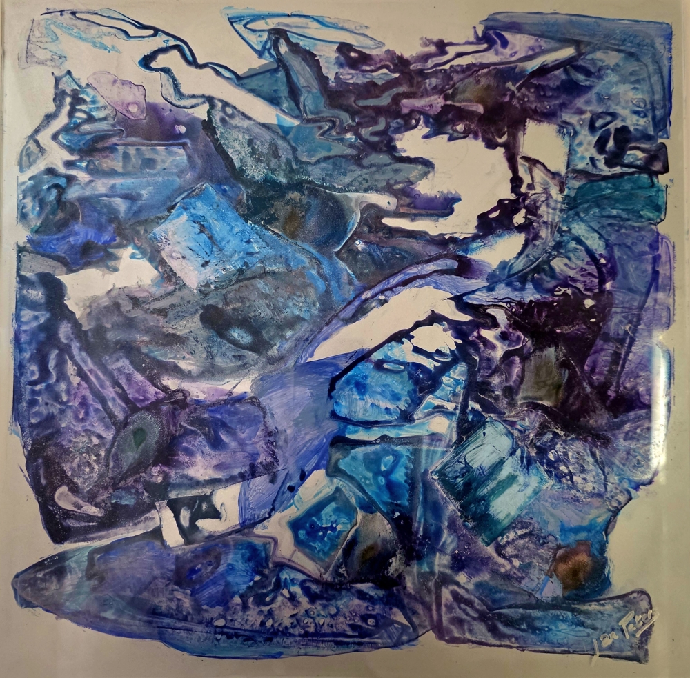 Shimmering Sea ( acrylic glass original)