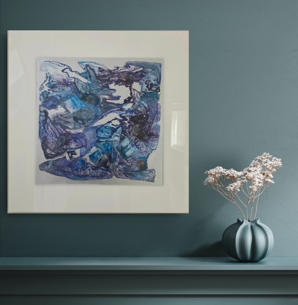 Shimmering Sea ( acrylic glass original)
