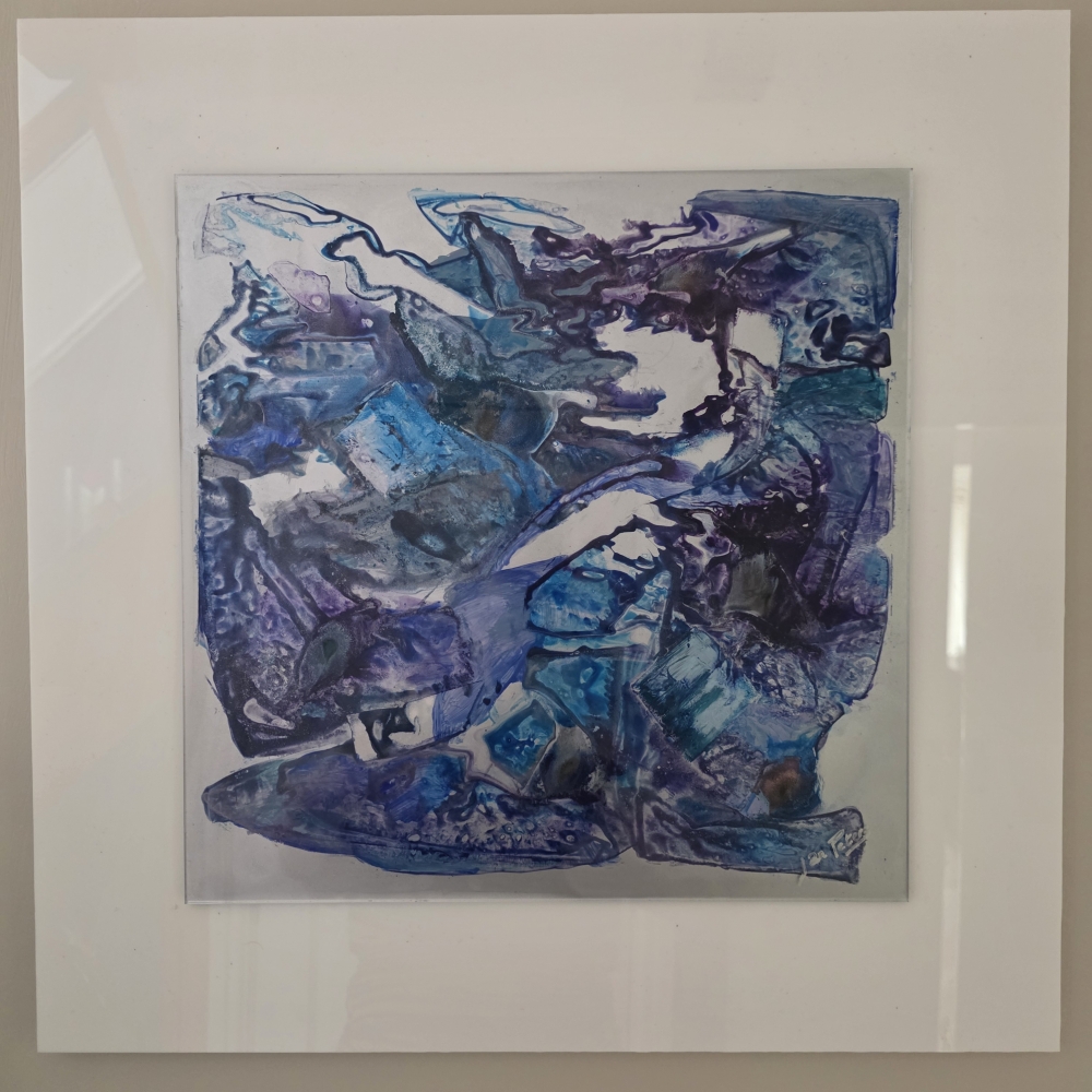 Shimmering Sea ( acrylic glass original)