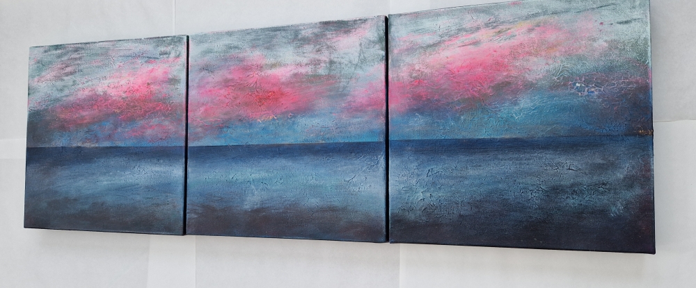 the Lull before the storm. Triptych