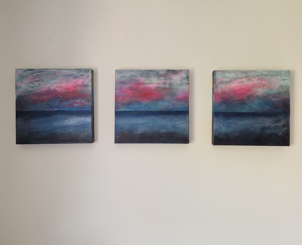 the Lull before the storm. Triptych
