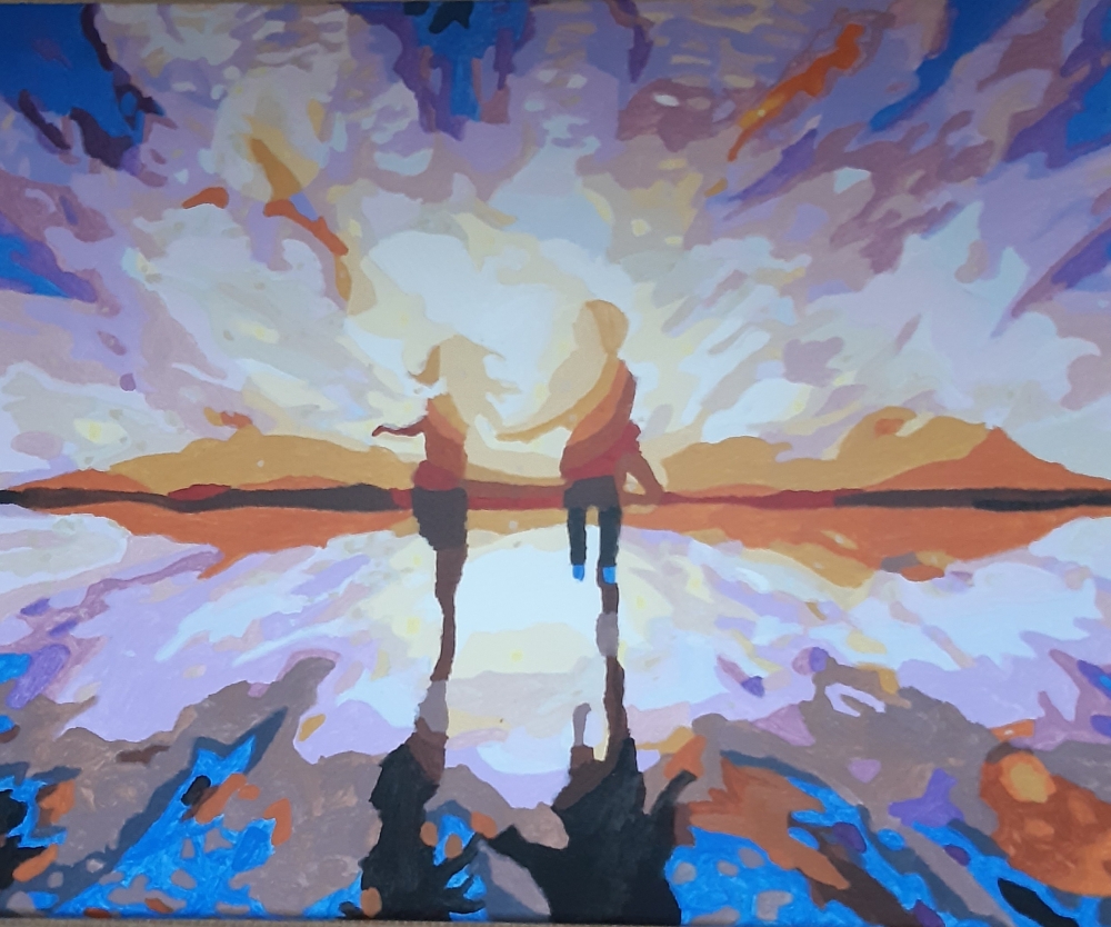 Lovers on the sun