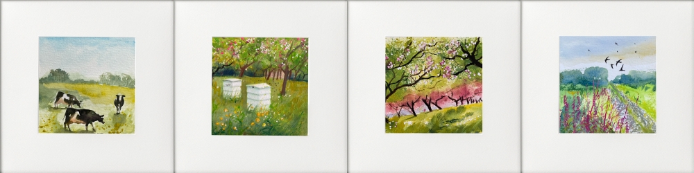 4 countryside scenes