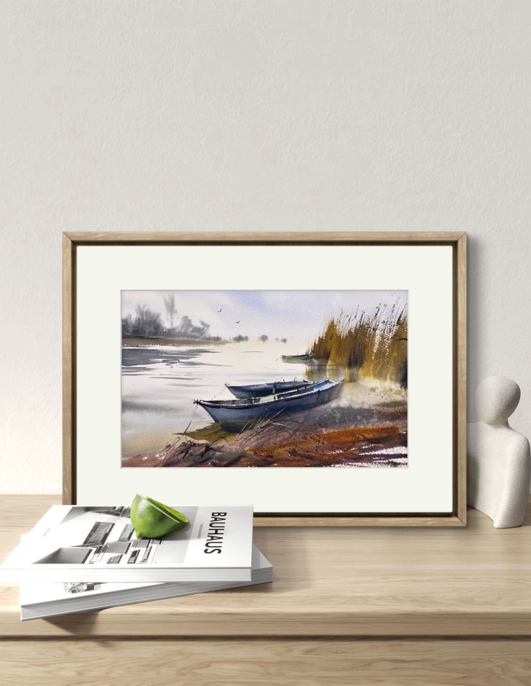 Boats in the Morning Haze