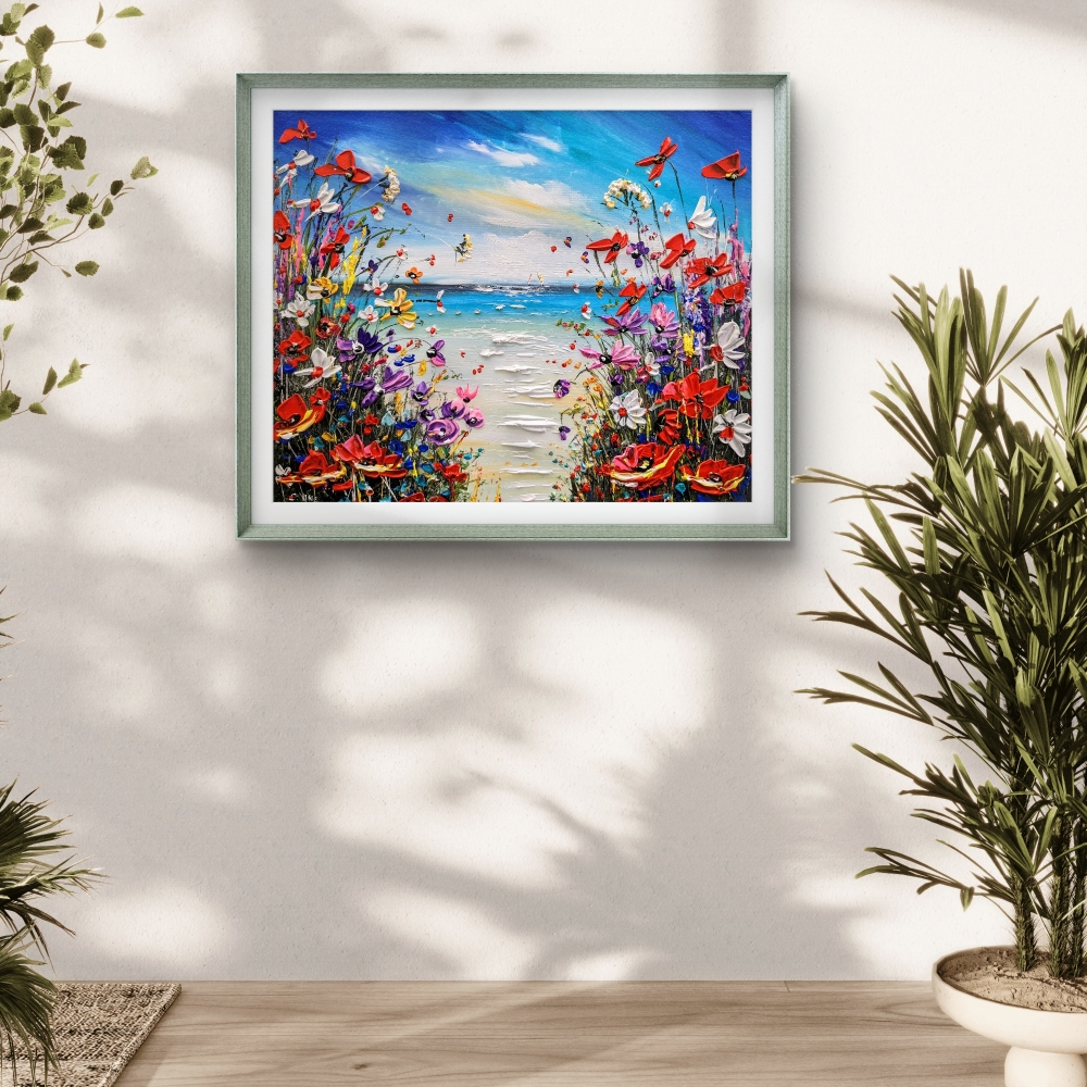Seaside wildflowers 
