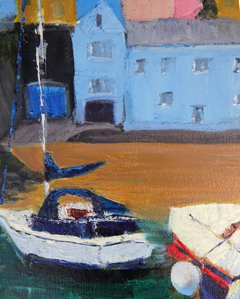 Colourful Tenby Harbour, Wales