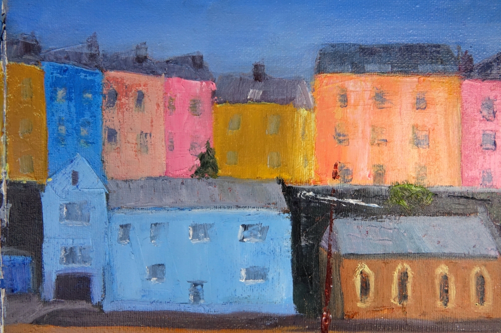 Colourful Tenby Harbour, Wales