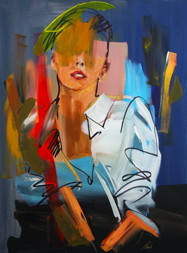 Expressionist Portrait Figure 5104