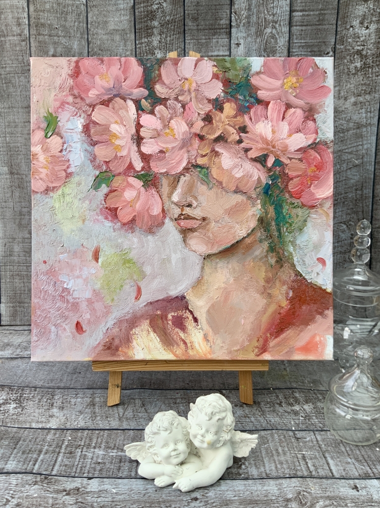 A Portrait of Mystery - faceless woman portrait, woman face