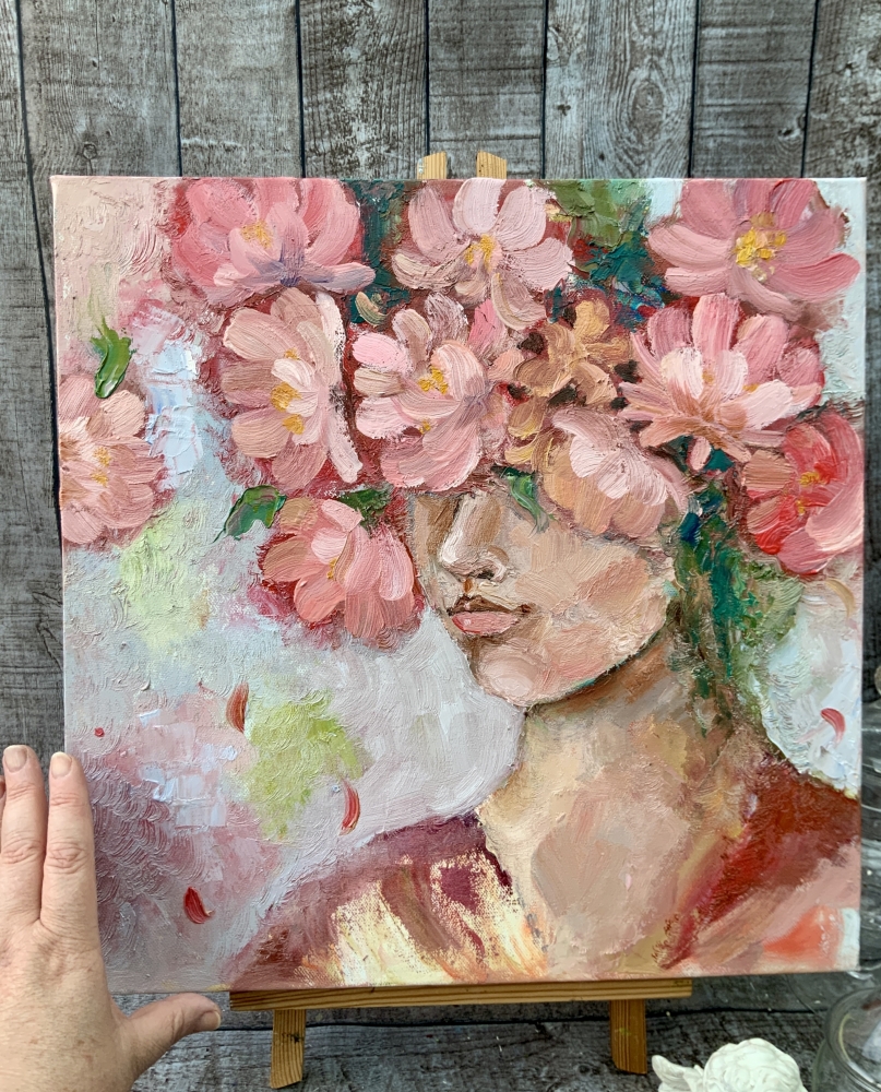 A Portrait of Mystery - faceless woman portrait, woman face