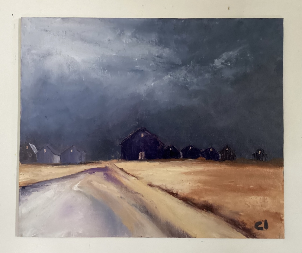 Storm at Hengistbury Head Dorset