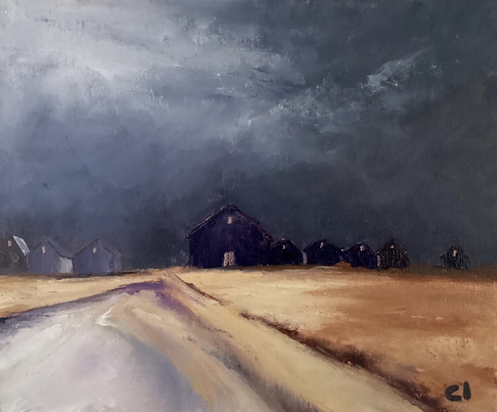 Storm at Hengistbury Head Dorset