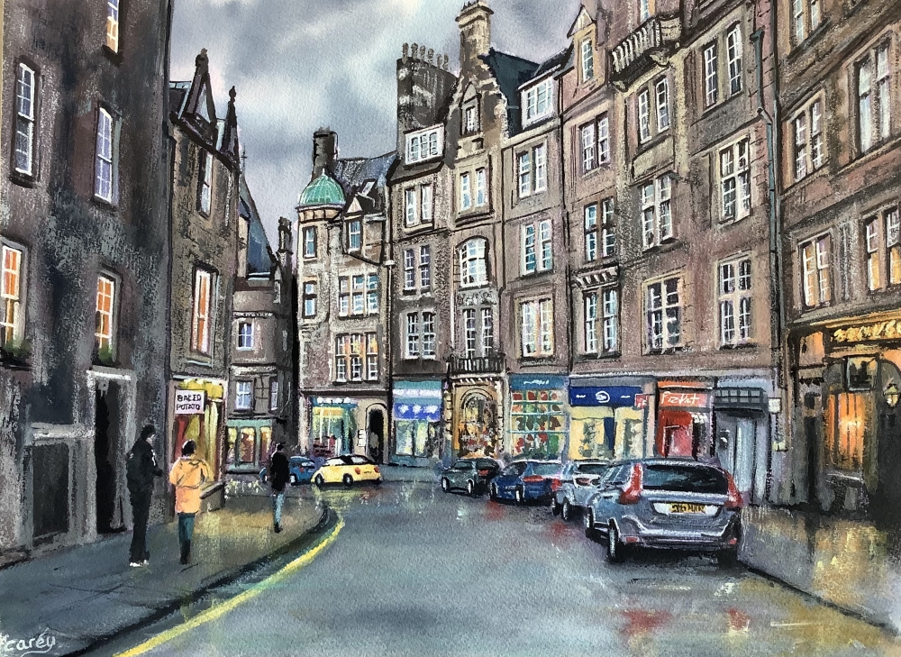 Cockburn street, Edinburgh.