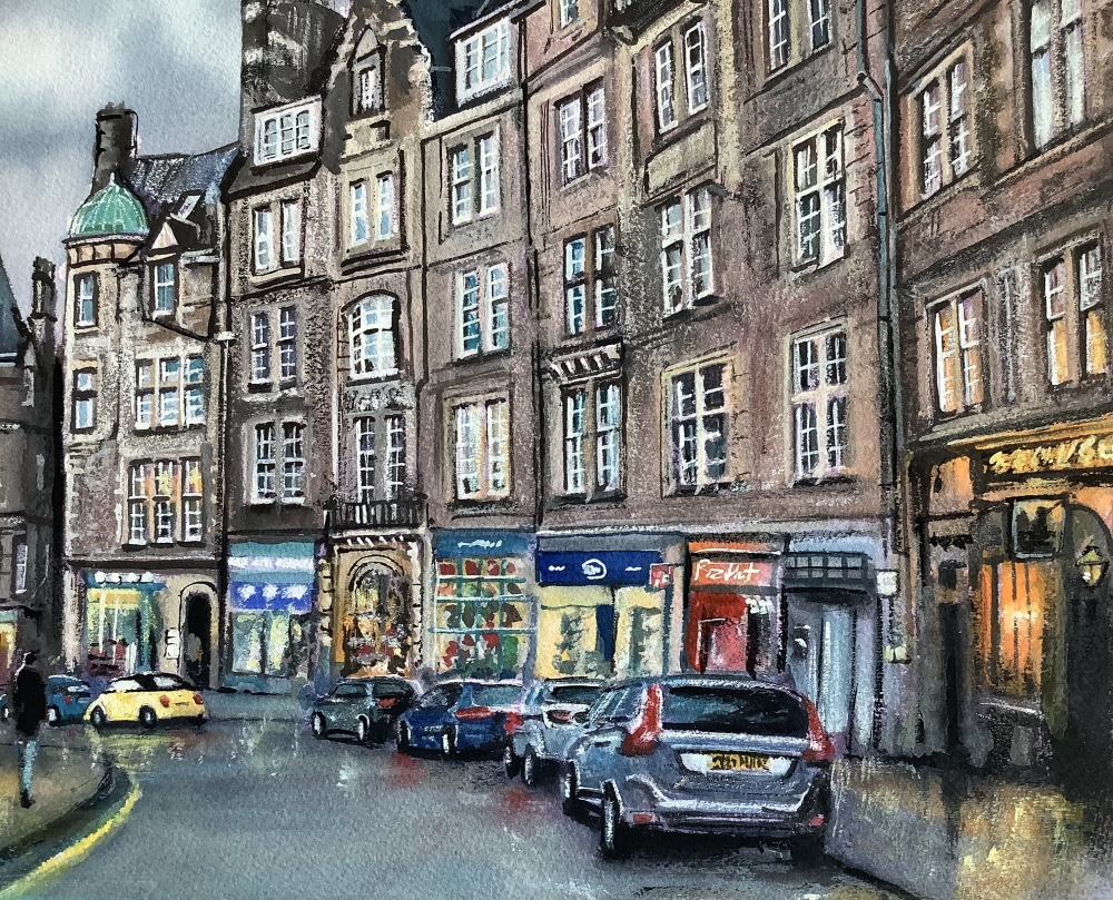 Cockburn street, Edinburgh.