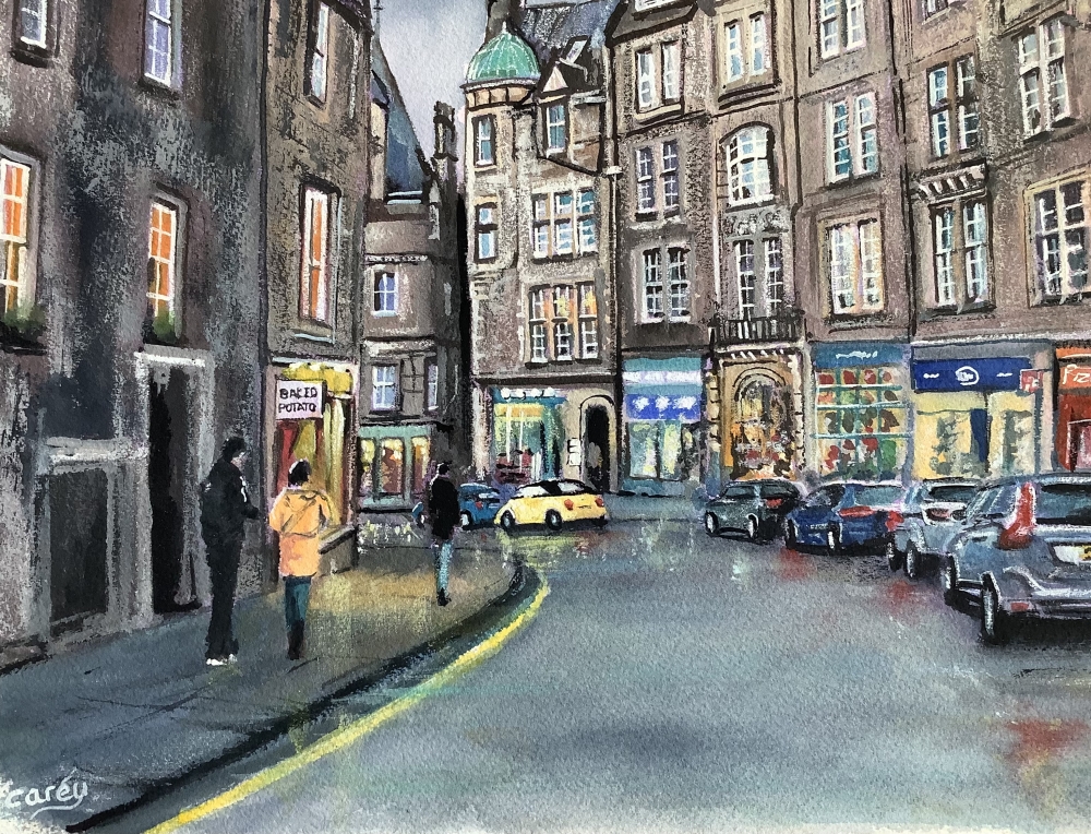 Cockburn street, Edinburgh.