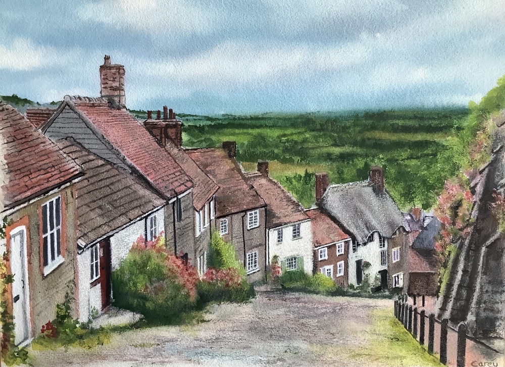 Gold Hill,  Shaftesbury, Dorset.